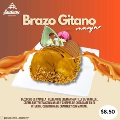 Torta Brazo Gitano Manjar
