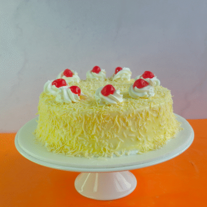 Torta de Vainilla y Chocolate Blanco