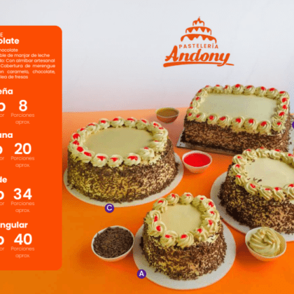 Torta Rectangular Chocolate 4Lb