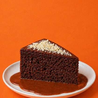 Porción Mojada De Chocolate