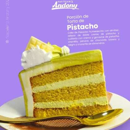Porcion Rectangular Pistacho